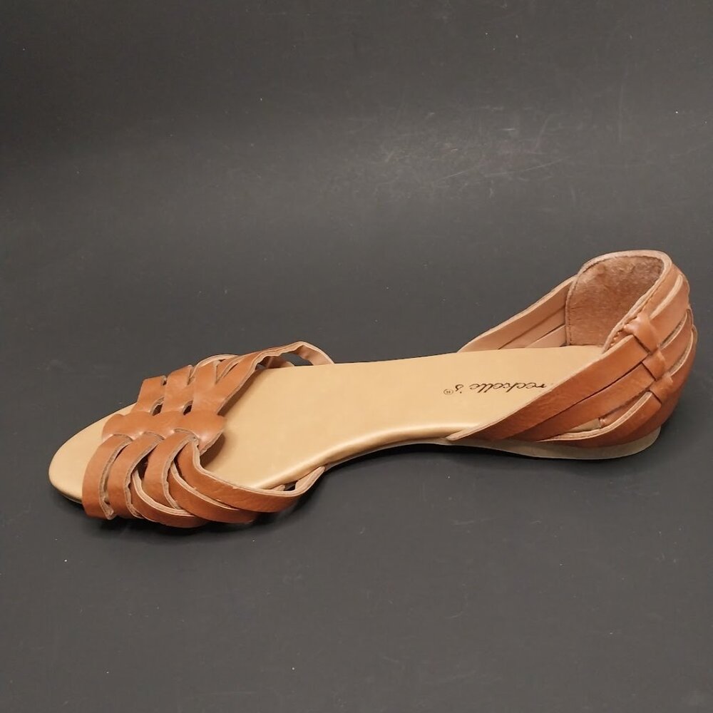 Breckelles Woman's Peep Toe Flat - Picture 7 of 10